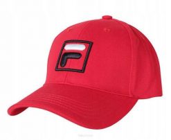 Czapka tenisowa Fila Baseball Cap Forze czerwona. Czerwone czapki z daszkiem damskie Fila, bez wzorów, z bawełny. Za 63.99 zł.