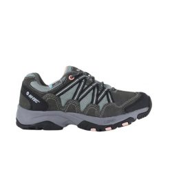 HI-TEC Florence Low WP - niskie buty wodoodporne. Szare obuwie trekkingowe damskie Hi-tec, bez zapięcia. Za 415.99 zł.