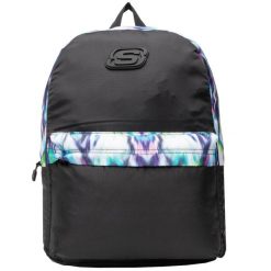 Plecak sportowo-turystyczny dla dorosłych San Diego Backpack pojemność 18 L. Czarne plecaki Skechers, bez wzorów. Za 59.99 zł.