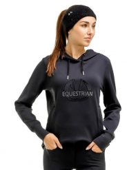 Bluza jeździecka Lumina Equus. Czarne bluzy damskie EQUUS BRAND, l, bez wzorów, bez kaptura. Za 189.00 zł.
