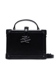 KARL LAGERFELD Torebka B4W30369 Czarny. Czarne kuferki damskie KARL LAGERFELD, bez wzorów, ze skóry, bez dodatków. Za 1,299.00 zł.
