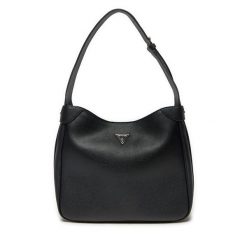 Torebka Guess. Czarne torebki klasyczne damskie Guess, bez dodatków. Za 359.99 zł.