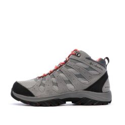 Buty Trekkingowe Damskie Columbia Redmond Mid Waterproof. Szare obuwie trekkingowe damskie 4m, ze skóry, bez zapięcia. Za 415.70 zł.