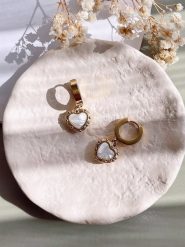 Lodie Silver Srebrne kolczyki-kreole rozmiar: onesize. Białe kolczyki damskie Lodie Silver, srebrne. Za 82.99 zł.