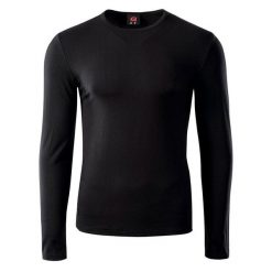 T-Shirt Z Długim Rękawem Damski Trening Milky. Czarne t-shirty damskie IQ, l, bez wzorów, bez kołnierzyka. Za 77.99 zł.