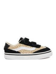 Vans Tenisówki C-BROOKLYN LS V VN000D7XBMA Czarny. Czarne buty sportowe dziewczęce Vans, bez wzorów, ze skóry, bez zapięcia. Za 149.99 zł.