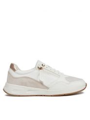 Geox Sneakersy D Bulmya D36NQB 05422 C1002 Biały. Białe obuwie sportowe damskie Geox, ze skóry, bez zapięcia. Za 279.99 zł.
