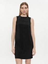 Calvin Klein Sukienka codzienna K20K207257 Czarny Slim Fit. Czarne sukienki damskie Calvin Klein, bez wzorów, z syntetyku, bez ramiączek. Za 389.99 zł.