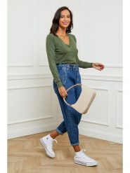 Soft Cashmere Kardigan w kolorze khaki rozmiar: 38/40. Brązowe kardigany damskie Soft Cashmere, bez wzorów, z kaszmiru. Za 120.95 zł.