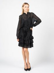 Silvian Heach Sukienka | PGA22335VE | Kobieta | Czarny. Czarne sukienki damskie Silvian Heach, bez wzorów, z poliesteru, bez ramiączek. W wyprzedaży za 449.00 zł.