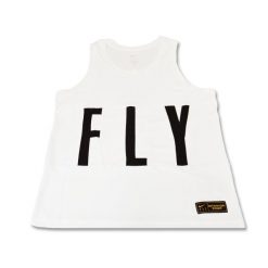 Koszulka sportowa damska Nike Swoosh Fly Jersey Wmns. Białe koszulki sportowe damskie Nike, bez wzorów, z jersey, bez ramiączek, do koszykówki. Za 104.00 zł.