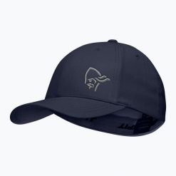 Czapka z daszkiem NORRONA Flexfit. Niebieskie czapki z daszkiem damskie NORRONA, bez wzorów, z bawełny. Za 219.99 zł.