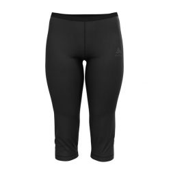 Spodnie techniczne 3/4 damskie Odlo Bottom ACTIVE F-DRY Light ECO. Czarne spodnie sportowe damskie ODLO, na zimę, xs, bez wzorów, narciarskie. W wyprzedaży za 105.00 zł.
