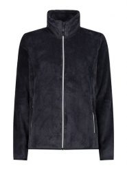 CMP Kurtka polarowa w kolorze czarnym rozmiar: 46. Czarne kurtki damskie CMP, bez wzorów, z materiału, bez kaptura. Za 135.45 zł.