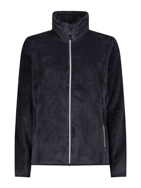 CMP Kurtka polarowa w kolorze czarnym rozmiar: 50. Czarne kurtki damskie CMP, bez wzorów, z materiału, bez kaptura. Za 122.38 zł.