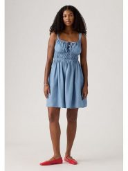 Levi's Sukienka w kolorze błękitnym rozmiar: M. Niebieskie sukienki damskie Levi's, bez wzorów, bez ramiączek. Za 139.54 zł.