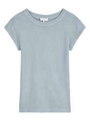 Marc O´Polo Koszulka w kolorze błękitnym rozmiar: XXL. Niebieskie bluzki damskie xxl, bez wzorów, z bawełny, bez kołnierzyka, bez ramiączek. Za 155.90 zł.