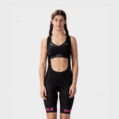 Spodenki rowerowe damskie Alé Sella Plus bibshorts. Czarne spodenki sportowe damskie ALÉ CYCLING, na lato, l, bez wzorów, z elastanu, rowerowe. Za 492.30 zł.
