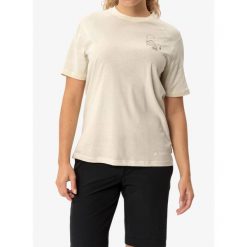 Koszulka rowerowa damska Vaude Cyclist Casual Shirt. Brązowe koszulki damskie Vaude, bez wzorów, bez kołnierzyka, bez ramiączek. Za 151.99 zł.