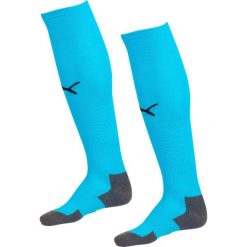 Getry piłkarskie Puma Team Liga Socks Core. Brązowe legginsy sportowe damskie Puma, bez wzorów, do piłki nożnej. Za 34.90 zł.