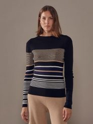 Rodier Sweter w kolorze czarnym rozmiar: XL. Czarne swetry klasyczne damskie Rodier, xl, ze splotem, bez kołnierzyka. Za 202.53 zł.