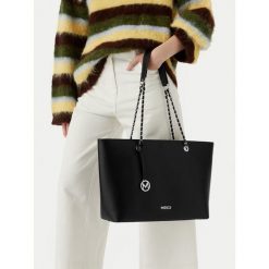 Torebka MEXX. Czarne shopper bag Mexx, bez wzorów, bez dodatków. Za 249.99 zł.