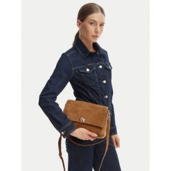 Torebka Tory Burch. Brązowe torebki klasyczne damskie Tory Burch, bez dodatków. Za 2,639.00 zł.