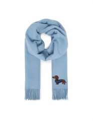 Weekend Max Mara Szalik Fascia 2615541034 Błękitny. Niebieskie szaliki damskie Weekend Max Mara, bez wzorów, z wełny. Za 909.99 zł.