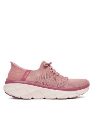 Skechers Sneakersy D'Lux Walker 2.0-Thrill Movement 150105/DKMV Szary. Szare obuwie sportowe damskie Skechers, z materiału, bez zapięcia. Za 279.99 zł.