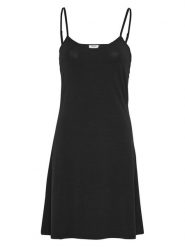 MOSS COPENHAGEN Sukienka "Betrina" w kolorze czarnym rozmiar: S/M. Czarne sukienki damskie Moss Copenhagen, bez wzorów, bez ramiączek. Za 105.63 zł.