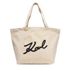 Torebka KARL LAGERFELD. Shopper bag KARL LAGERFELD, bez wzorów, bez dodatków. Za 189.99 zł.