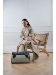 Christian Laurier Skórzana torba podróżna "Jay" w kolorze czarno-białym - 45 x 28 x 17 cm rozmiar: onesize. Białe torby podróżne Christian Laurier, bez wzorów, z materiału. Za 347.99 zł.