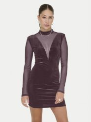 ONLY Sukienka koktajlowa Smooth 15360667 Fioletowy Slim Fit. Fioletowe sukienki damskie Only, bez wzorów, z syntetyku, wizytowe, bez ramiączek. Za 109.99 zł.