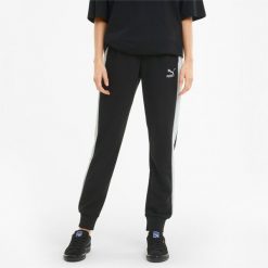Spodnie Puma Iconic T7, Czarny, Kobiety. Czarne obuwie sportowe damskie Puma, z materiału, na fitness i siłownię. Za 290.00 zł.