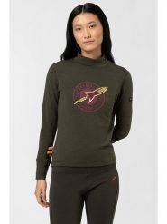 Super.natural Koszulka "Rocket" w kolorze antracytowym rozmiar: M. Czarne koszulki damskie super.natural, m, bez wzorów, z wełny, bez kołnierzyka, bez ramiączek. Za 282.99 zł.