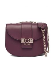 Guess Torebka HWVG98 91210 Fioletowy. Fioletowe torebki wieczorowe damskie Guess, z aplikacjami, ze skóry, bez dodatków. Za 589.99 zł.