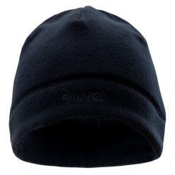 Czapka Unisex Dla Dorosłych Logo Hafni. Czarne czapki damskie Hi-tec, bez wzorów. Za 53.99 zł.