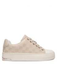 DKNY Sneakersy K3556786 Beżowy. Brązowe obuwie sportowe damskie DKNY, ze skóry, bez zapięcia. Za 419.99 zł.