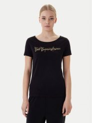 EA7 Emporio Armani T-Shirt 7W000978 AF10373 UC001 Czarny Slim Fit. Czarne t-shirty damskie EA7 Emporio Armani, xxl, bez wzorów, z bawełny, bez kołnierzyka. Za 329.99 zł.