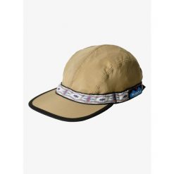 Czapka z daszkiem Kavu Synthetic Strapcap. Brązowe czapki z daszkiem damskie KAVU, bez wzorów. Za 167.99 zł.