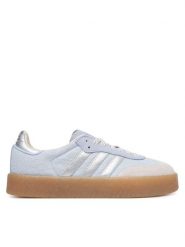 Adidas Sneakersy Sambae IH1967 Szary. Szare obuwie sportowe damskie Adidas, ze skóry, bez zapięcia. Za 529.99 zł.
