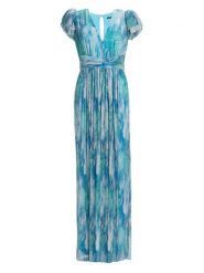 SWING Sukienka w kolorze turkusowym rozmiar: 44. Niebieskie sukienki damskie Swing, bez wzorów, z tkaniny, bez ramiączek. Za 364.95 zł.
