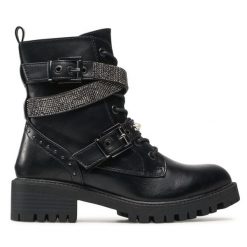 Trapery DeeZee. Czarne trapery damskie DeeZee, bez zapięcia. Za 159.99 zł.
