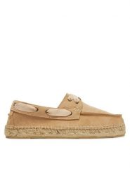 Manebi Espadryle K 1.1 KW Beżowy. Brązowe espadryle damskie Manebi, bez wzorów, ze skóry, bez obcasa. Za 379.99 zł.