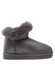 Nelli Blu Śniegowce CS-123C Szary. Szare kozaki dziewczęce Nelli Blu, bez wzorów, z materiału, bez obcasa, bez zapięcia. Za 119.99 zł.