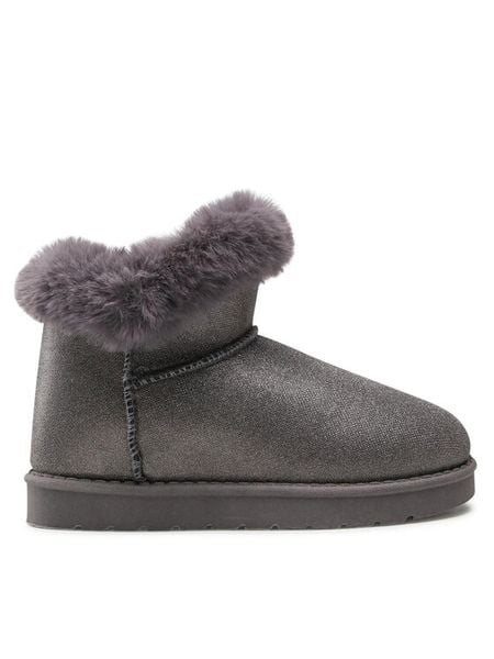 Nelli Blu Śniegowce CS-123C Szary. Szare kozaki dziewczęce Nelli Blu, bez wzorów, z materiału, bez obcasa, bez zapięcia. Za 119.99 zł.