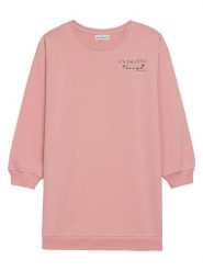 Danamade Sukienka "Delena" w kolorze jasnoróżowym rozmiar: XL. Różowe sukienki damskie Danamade, bez wzorów, z bawełny, bez ramiączek. Za 79.77 zł.