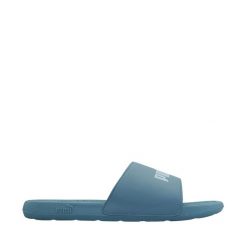 Klapki unisex Puma Cool Cat 2.0. Niebieskie klapki damskie Puma, bez wzorów, bez obcasa, bez zapięcia. Za 79.00 zł.