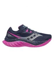 Saucony Buty "Endorphin Speed 4" w kolorze granatowo-różowym do biegania rozmiar: 38. Niebieskie obuwie sportowe damskie Saucony, bez zapięcia, do biegania. Za 549.06 zł.