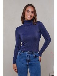 Soft Cashmere Golf w kolorze granatowym rozmiar: 38/40. Niebieskie golfy damskie Soft Cashmere, bez wzorów, bez ramiączek. Za 167.25 zł.